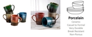 Over and Back Blaze Mugs Assorted Colors, Set Of 4